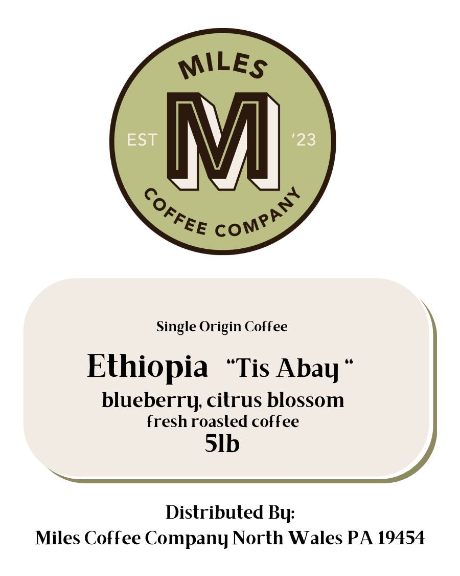 Miles Coffee Ethiopia "TIS ABAY" Light Roast