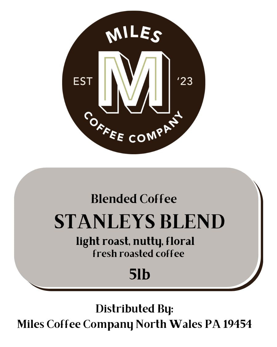 Miles Coffee "STANLEYS BLEND" Light Roast